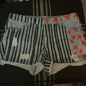 Birds Of Prey Jean Shorts